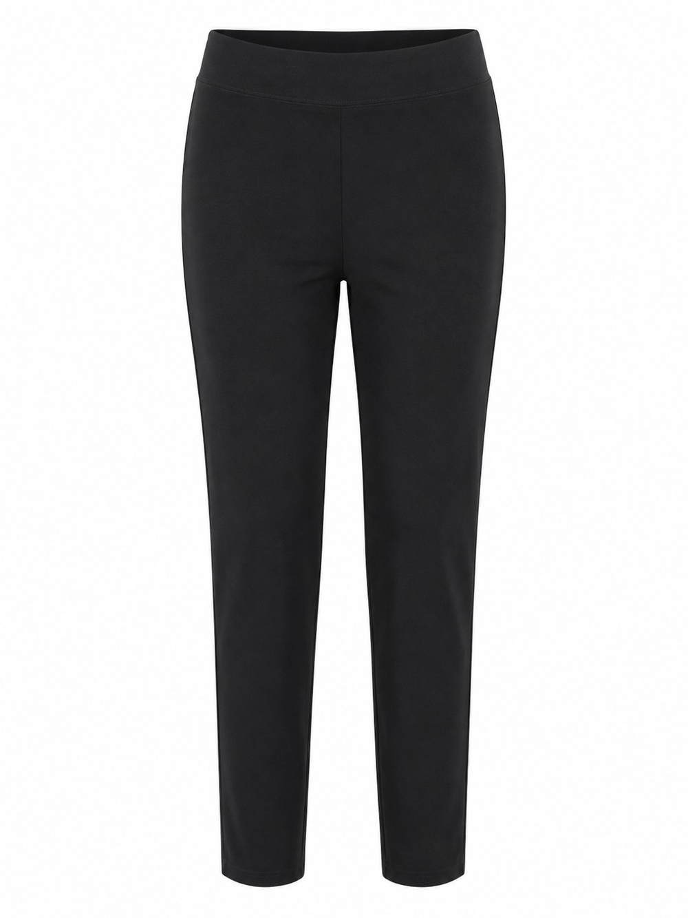 TALBOTS | Comfy Black Elastic Waist Pull On Stretch Tapered Lounge Pants | XL